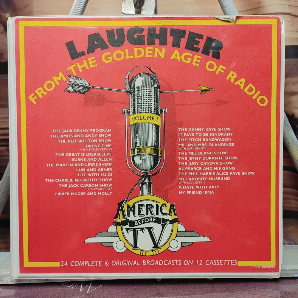 Vintage Tape Set Laughter From The Golden Age of Radio 12 Cassettes